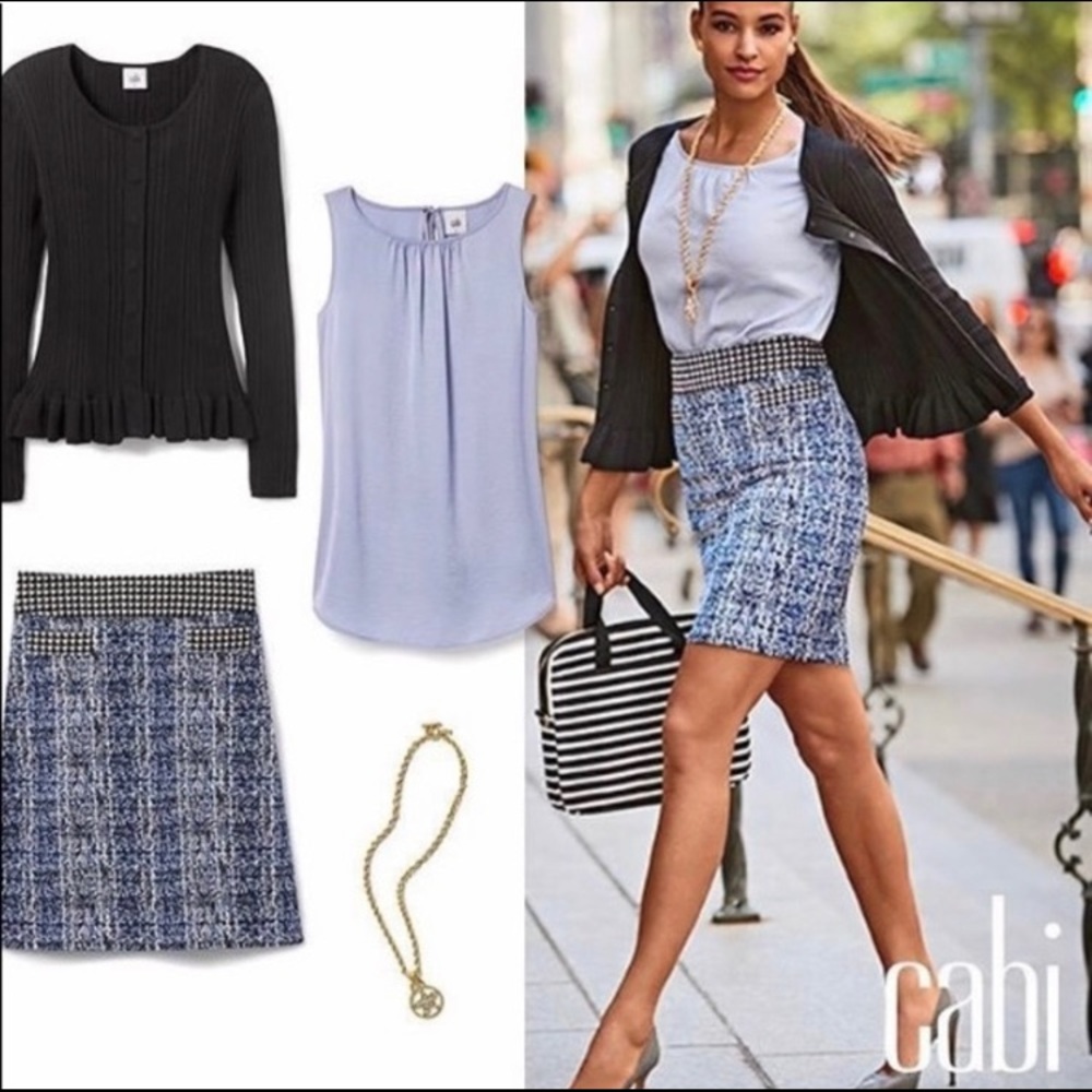 CAbi Reina 21 Club Skirt NWT, Size 2